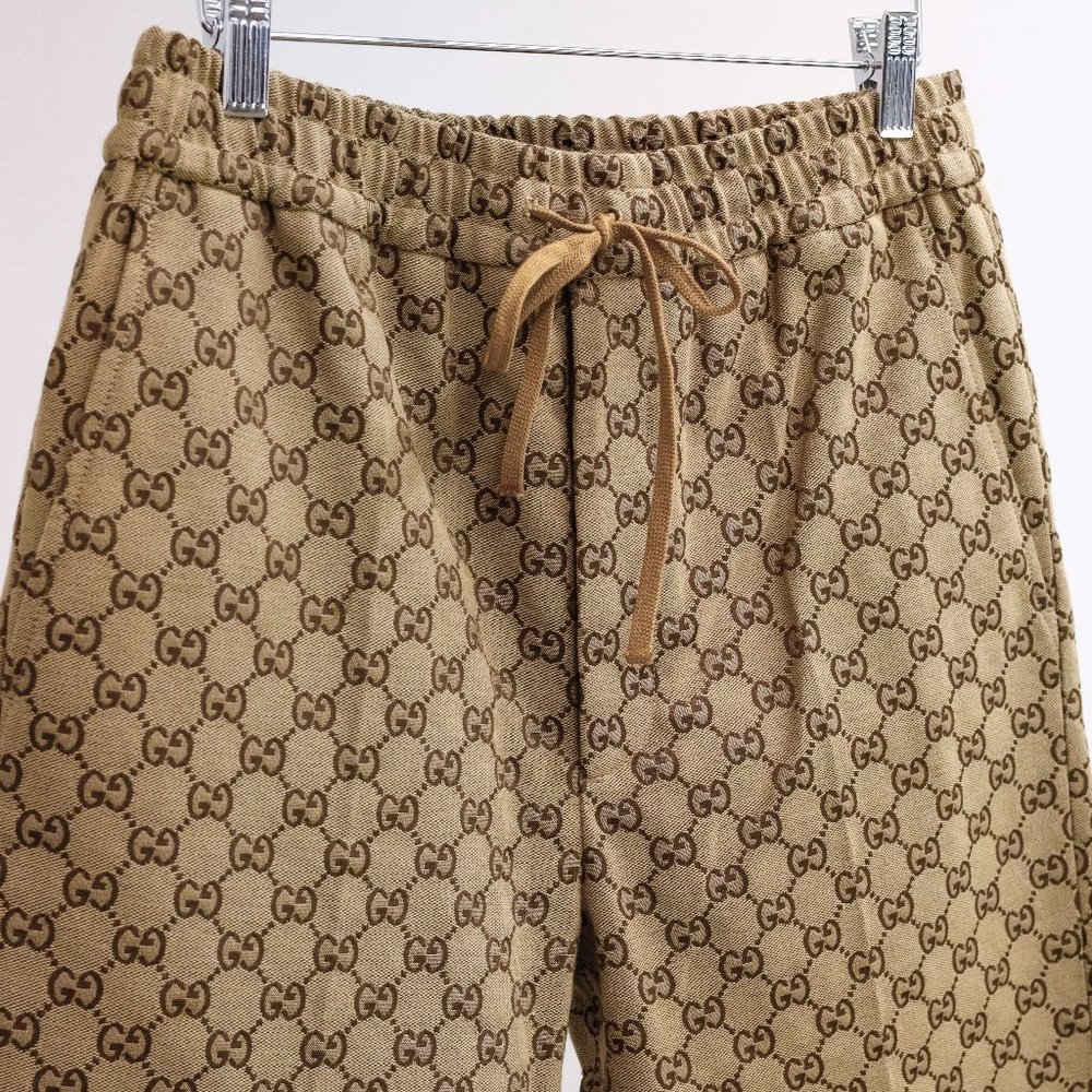 Gucci - Beige Monogram Jacquard - Joggers